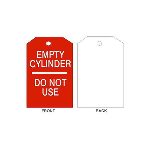 Empty Cylinder ---- Do Not Use  Blank Back, Rigid Vinyl, 6.125X3