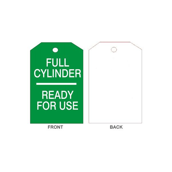 Full Cylinder ---- Ready For Use  Blank Back, Rigid Vinyl, 6.125X3